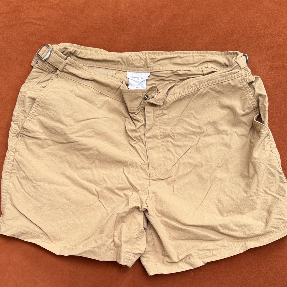 Calvin Klein Khaki Swim Shorts